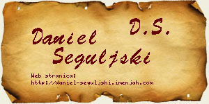 Daniel Šeguljski vizit kartica